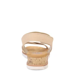 Skechers Wedges|Women's , BOBS Desert Kiss - Shore Enough Sandal Natural