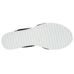 Skechers Wedges|Women's , BOBS Desert Kiss - Shore Enough Sandal Black