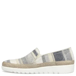 Skechers Slip-On Shoes|Women's , BOBS Flexpadrille HI - Serene Heights Slip-On Navy Multi