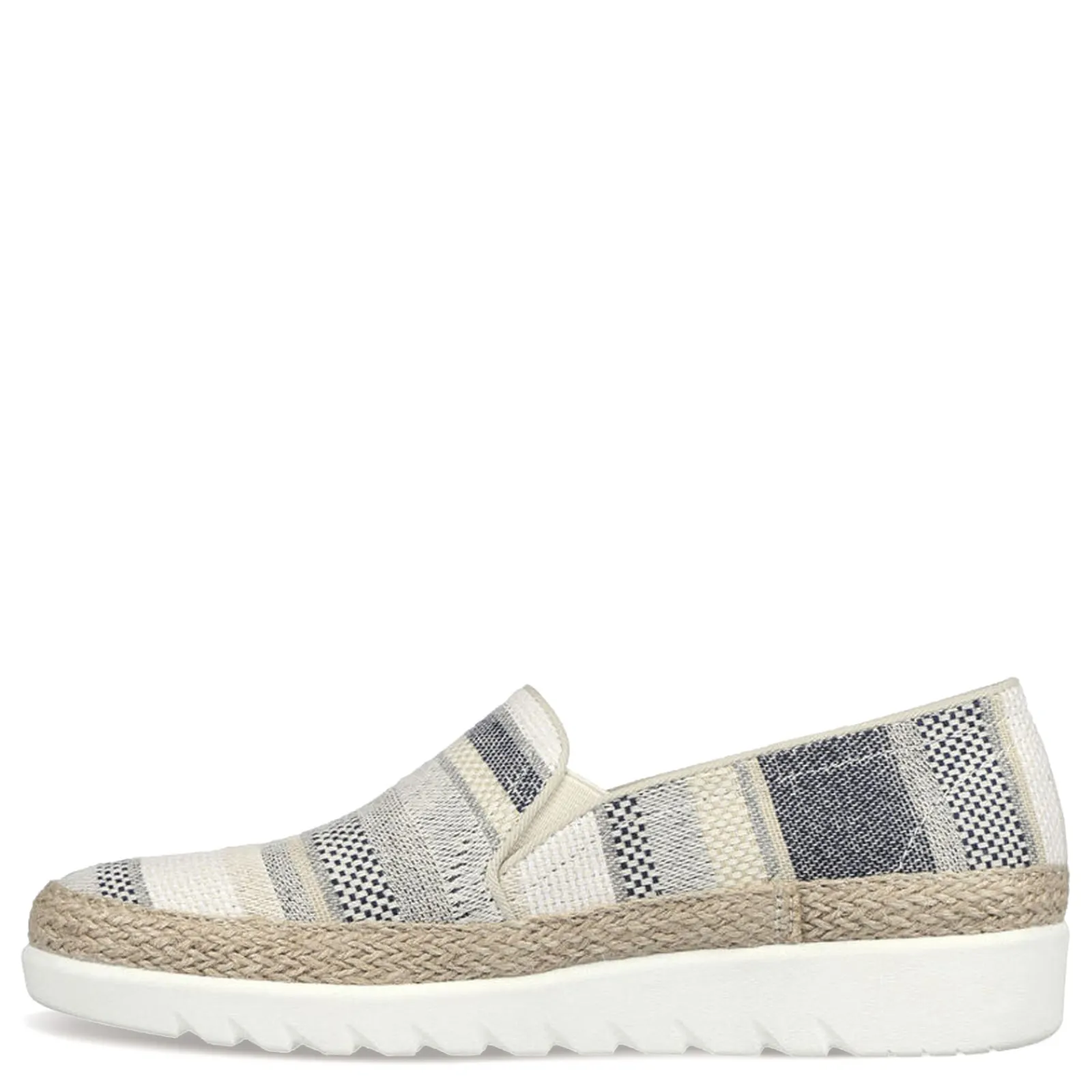 Skechers Slip-On Shoes|Women's , BOBS Flexpadrille HI - Serene Heights Slip-On Navy Multi