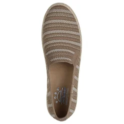 Skechers Slip-On Shoes|Women's , BOBS Flexpadrille 3.0 - Moon Edge Slip-On Natural Multi