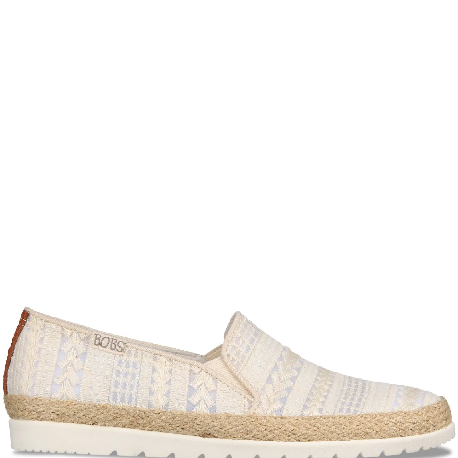 Skechers Loafers|Women's , BOBS Flexpadrille 3.0 Slip-On Natural