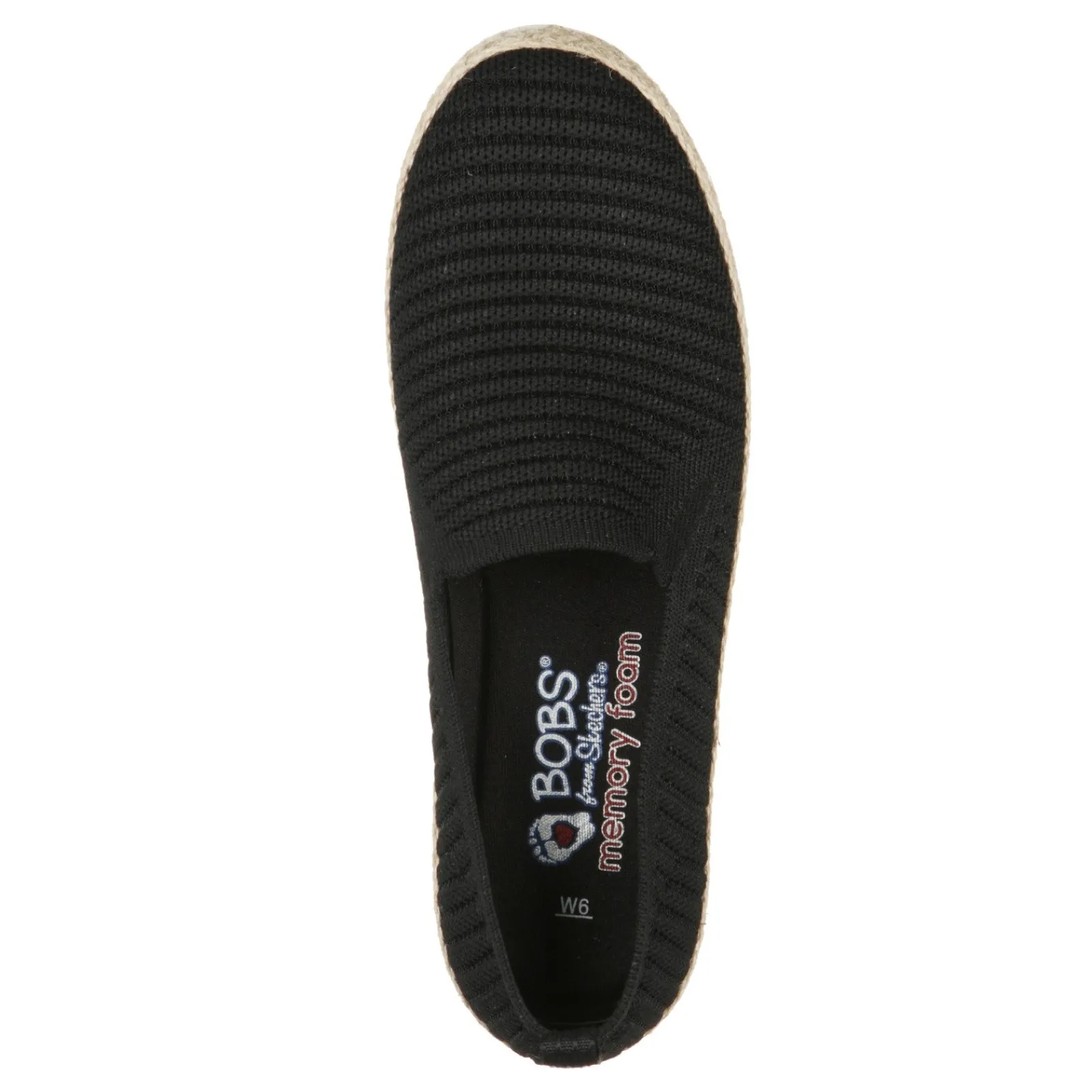 Skechers Loafers|Women's , BOBS Flexpadrille 3.0 - Pastel Sky Slip-On Black