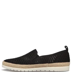 Skechers Flats|Women's , BOBS Flexpadrille 3.0 - Pastel Sky Slip-On Black