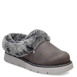 Skechers Clogs & Mules|Women's , BOBS Keepsakes Lite - Cozy Blend Clog Charcoal