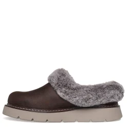Skechers Clogs & Mules|Women's , BOBS Keepsakes Lite - Cozy Blend Clog Brown