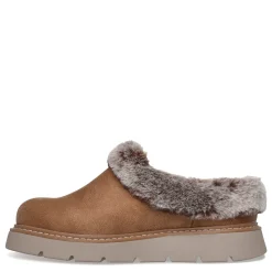 Skechers Clogs & Mules|Women's , BOBS Keepsakes Lite - Cozy Blend Clog Chestnut