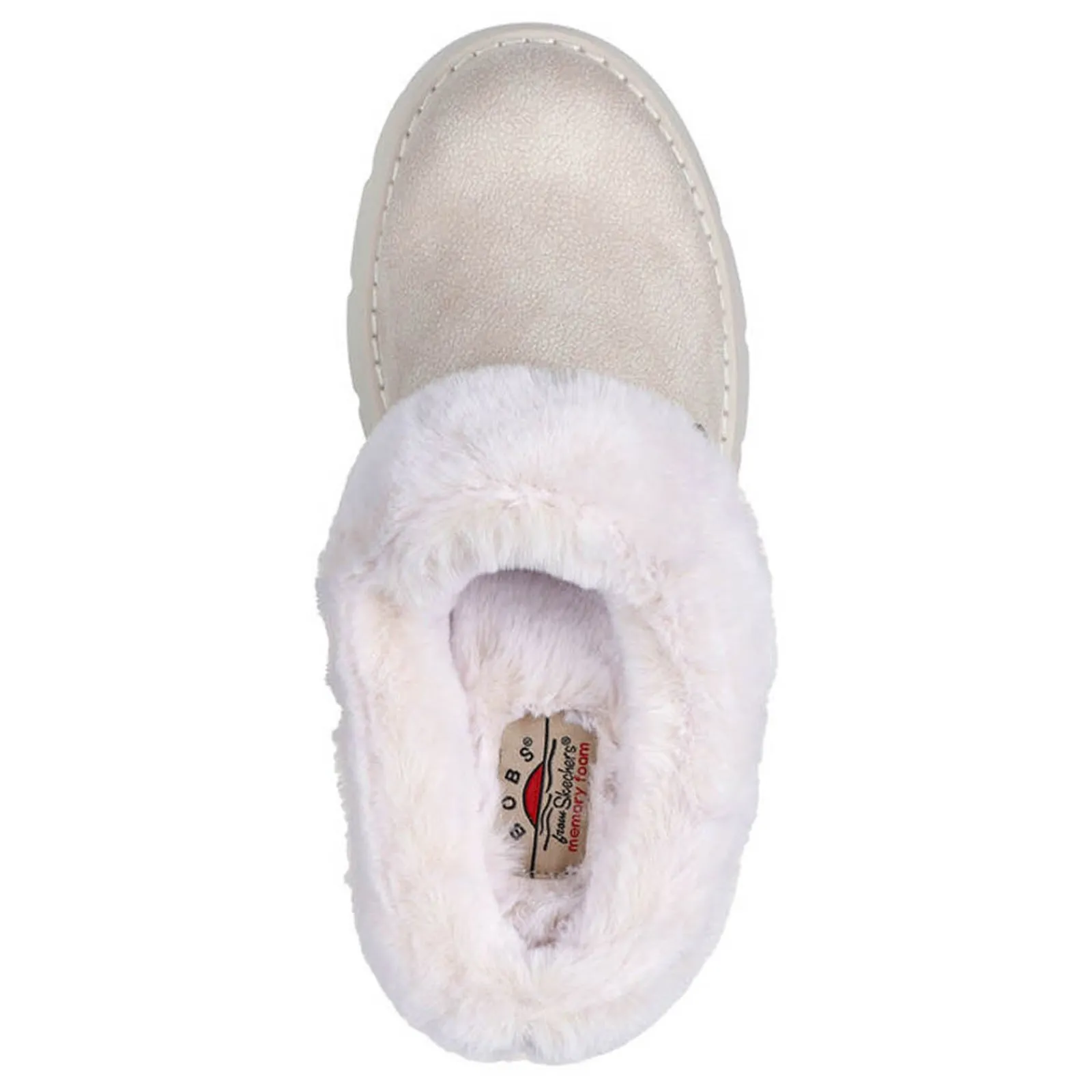 Skechers Slippers|Women's , BOBS Keepsakes Lite - Cozy Blend Clog Off White