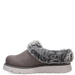 Skechers Slippers|Women's , BOBS Keepsakes Lite - Cozy Blend Clog Charcoal