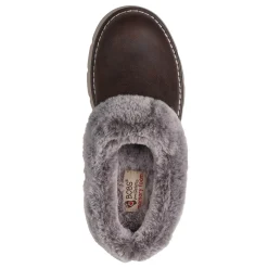Skechers Slippers|Women's , BOBS Keepsakes Lite - Cozy Blend Clog Brown