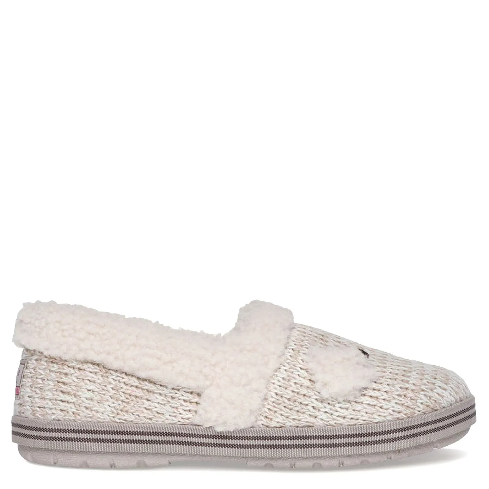 Skechers Slippers|Women's , BOBS Too Cozy - Puppy Pal Slipper Off White