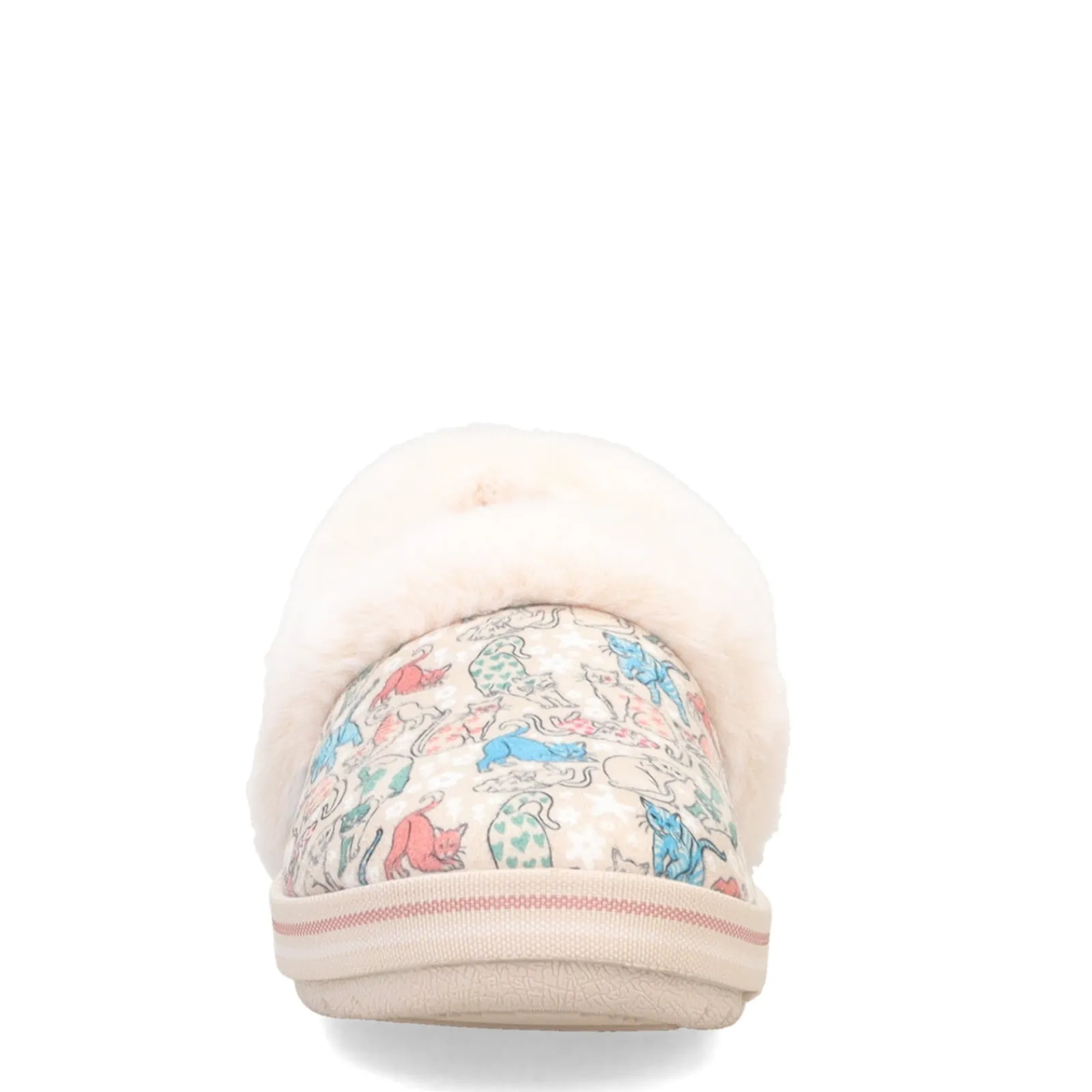 Skechers Slippers|Women's , BOBS Too Cozy - Stress Fur-ee Slipper Off White