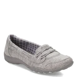 Skechers Slip-On Shoes|Women's , Breathe Easy - Good Influence Slip-On Gray