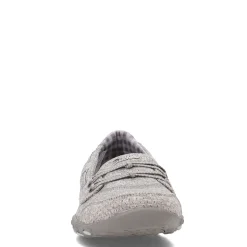 Skechers Slip-On Shoes|Women's , Breathe Easy - Good Influence Slip-On Gray