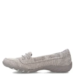 Skechers Slip-On Shoes|Women's , Breathe Easy - Good Influence Slip-On Gray