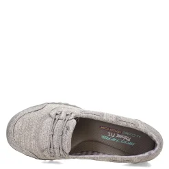 Skechers Slip-On Shoes|Women's , Breathe Easy - Good Influence Slip-On Gray