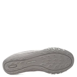 Skechers Slip-On Shoes|Women's , Breathe Easy - Good Influence Slip-On Gray