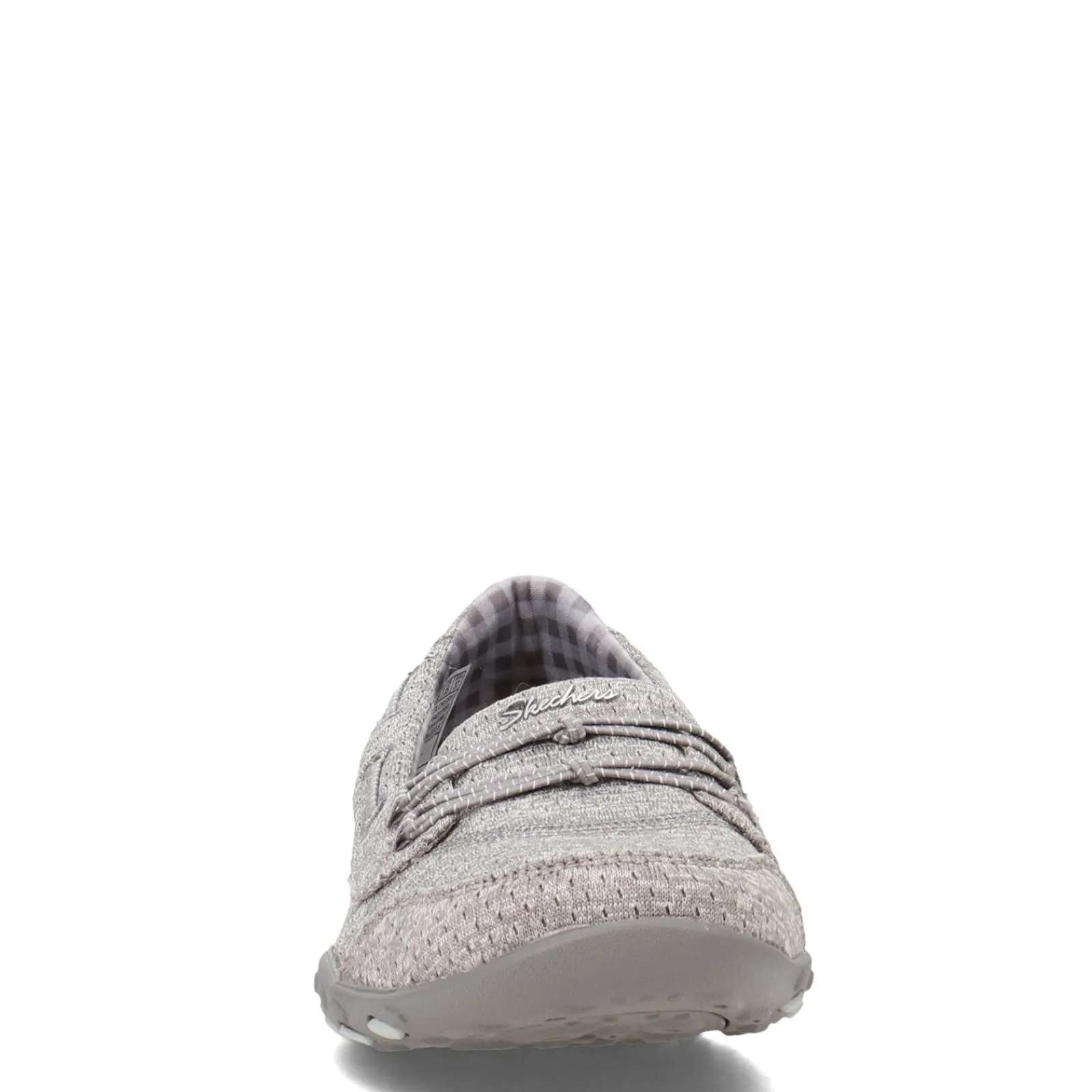 Skechers Loafers|Women's , Breathe Easy - Good Influence Slip-On Gray