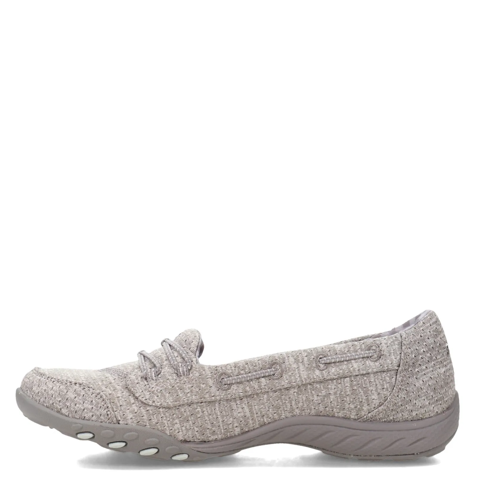 Skechers Loafers|Women's , Breathe Easy - Good Influence Slip-On Gray