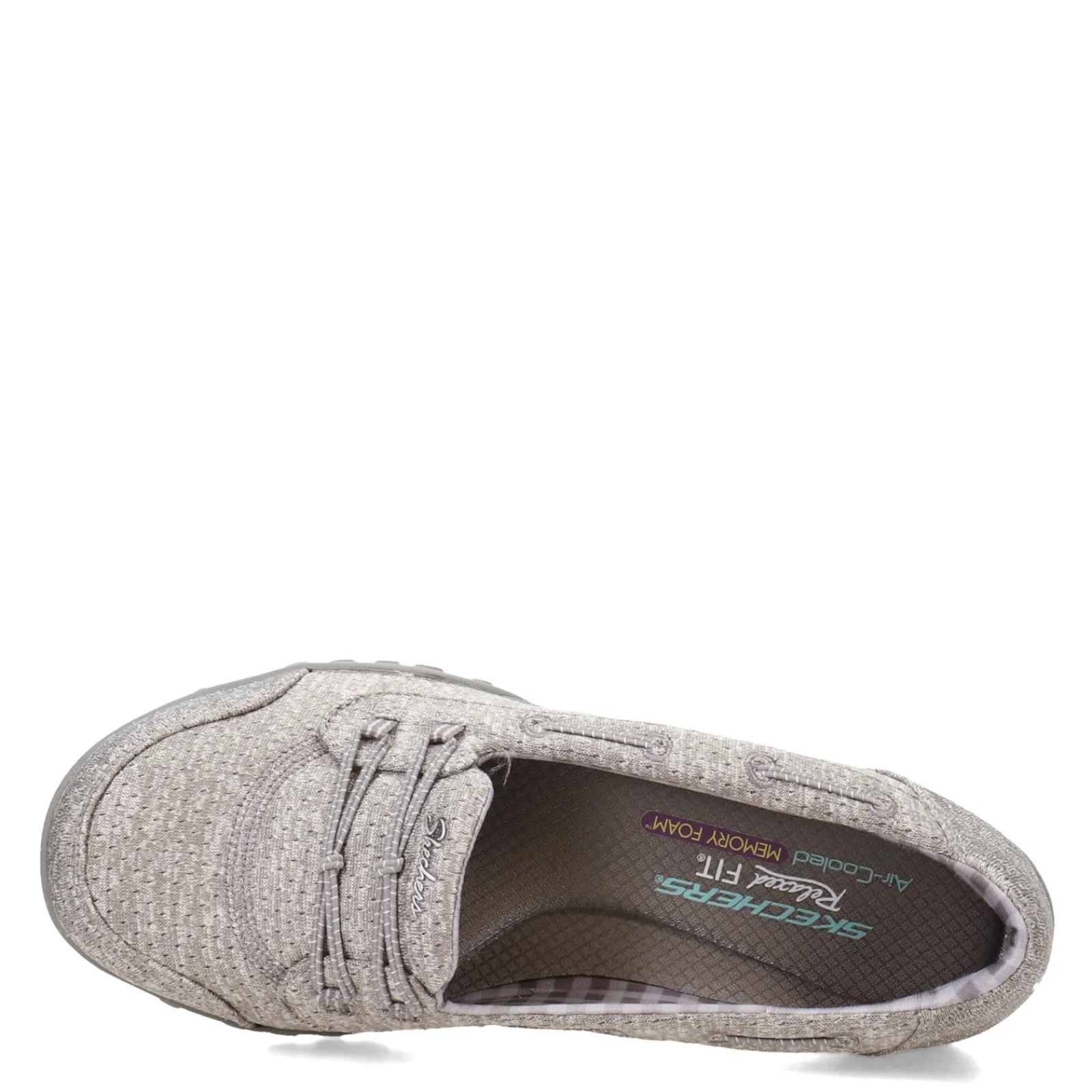 Skechers Loafers|Women's , Breathe Easy - Good Influence Slip-On Gray