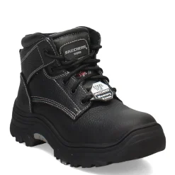 Skechers Work Boots|Women's Skechers, Burgin Krabok Steel Toe Work Boot Black