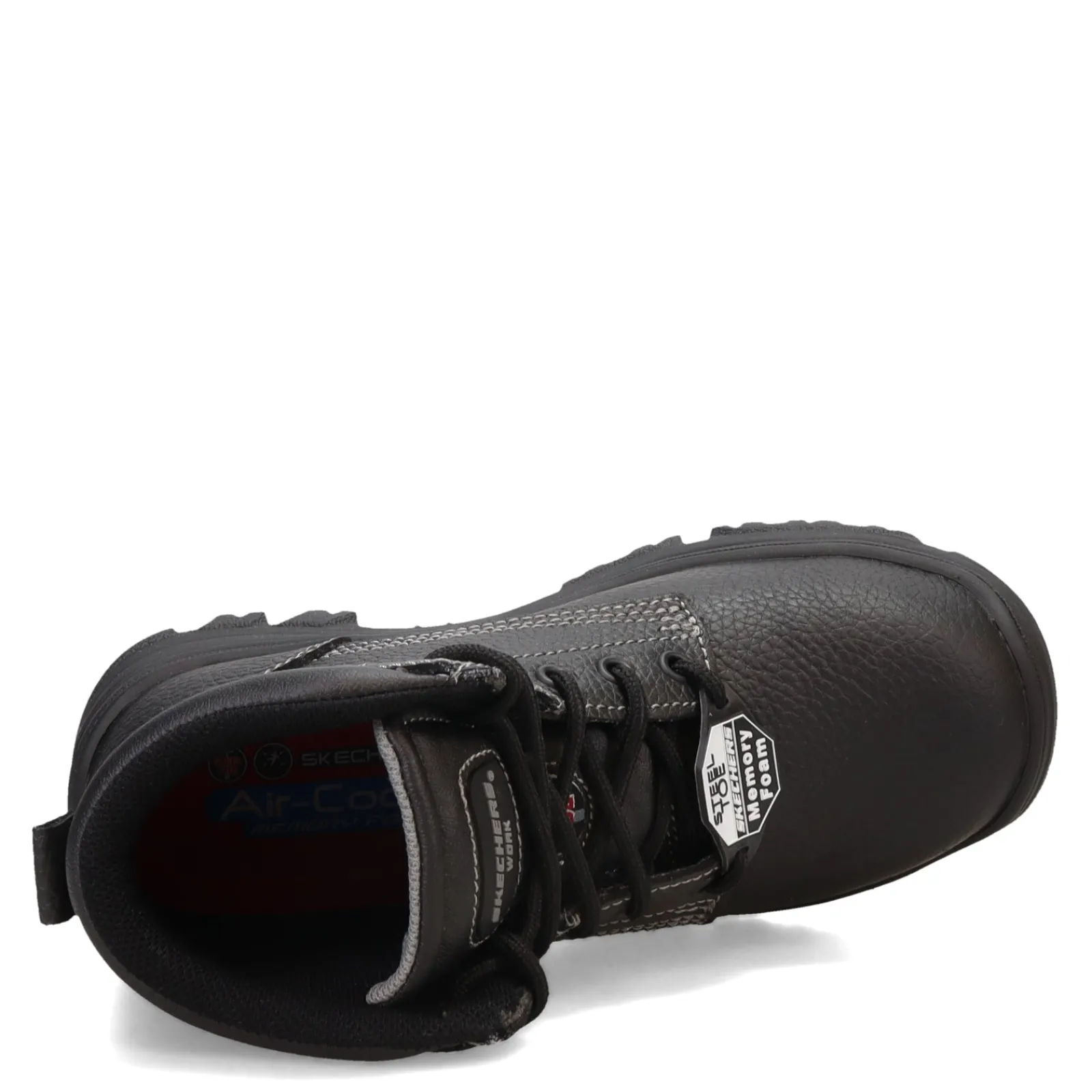 Skechers Work Work & Safety|Women's Skechers, Burgin Krabok Steel Toe Work Boot Black