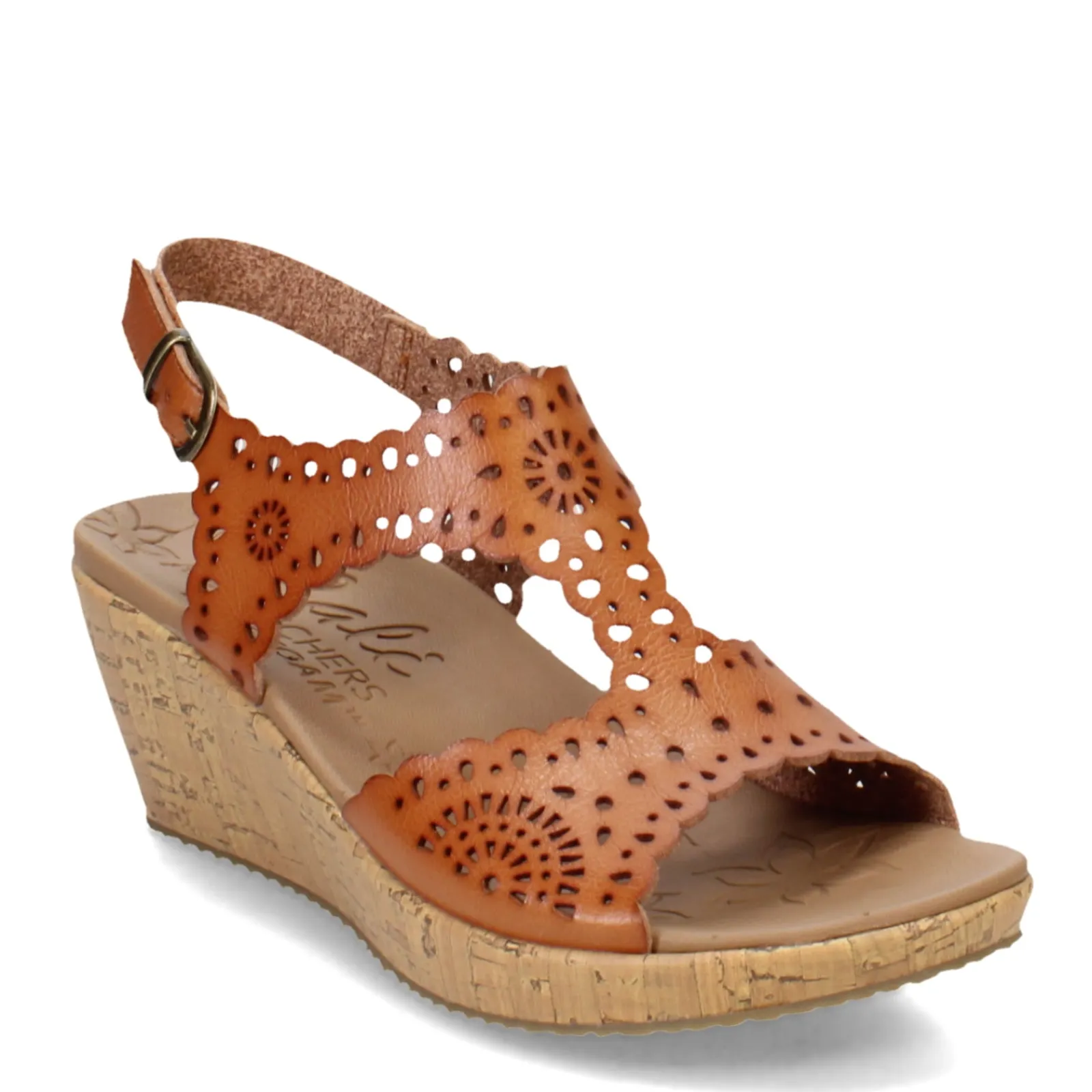 Skechers Wedges|Women's Cali, Beverlee - Easy To Adore Sandal Luggage