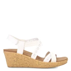 Skechers Wedges|Women's Cali, Beverlee - Delicate Glow Sandal White