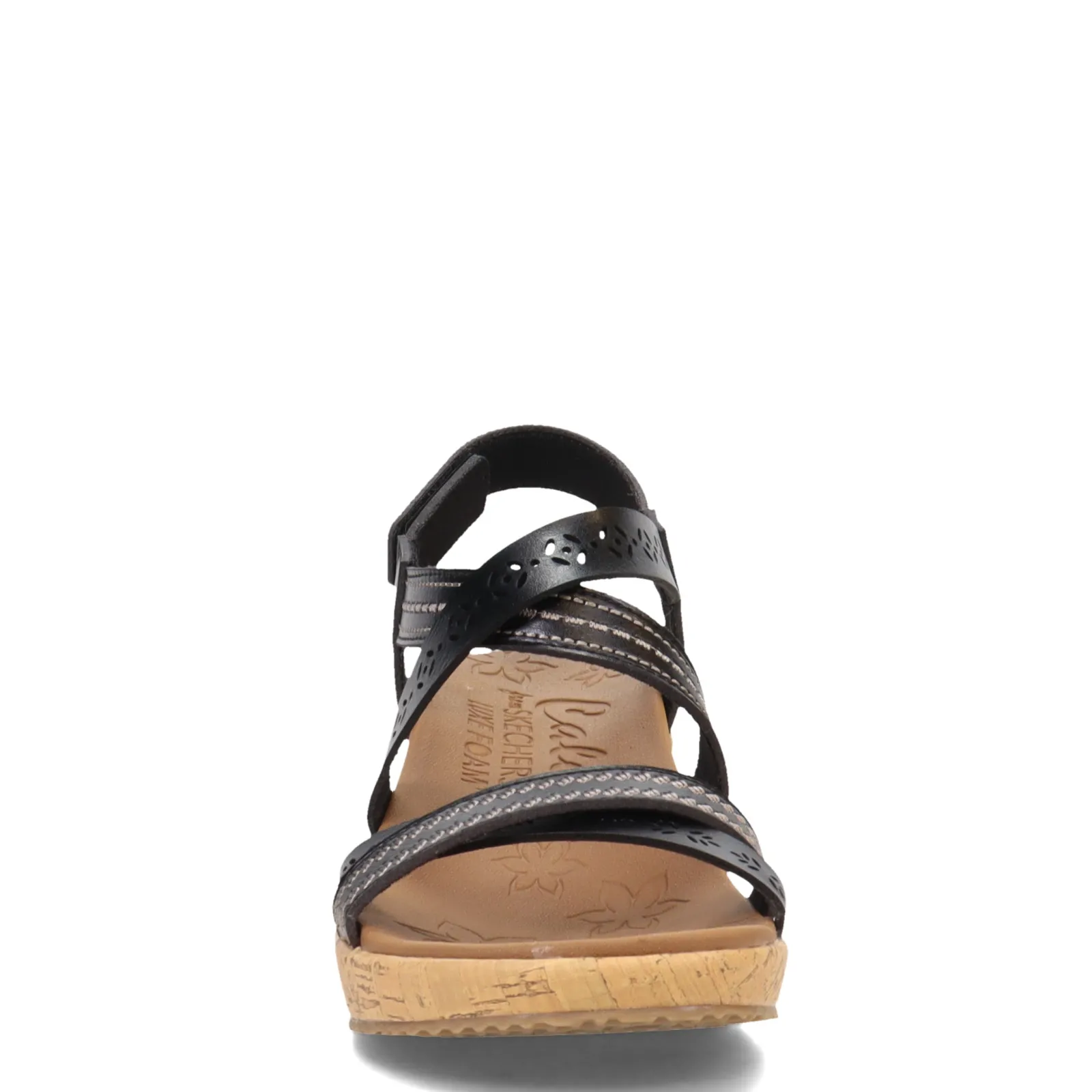 Skechers Wedges|Women's Cali, Beverlee - Delicate Glow Sandal Black