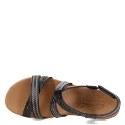 Skechers Wedges|Women's Cali, Beverlee - Delicate Glow Sandal Black