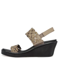 Skechers Sandals|Women's Cali, Rumble On - Sassy Dayz Sandal Taupe