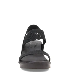Skechers Wedges|Women's Cali, Rumble On - New Crush Sandal Black