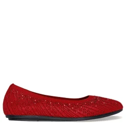 Skechers Flats|Women's , Cleo 2.0 - Glitzy Daze Flat Red