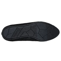 Skechers Flats|Women's , Cleo 2.0 - Glitzy Daze Flat Black/Black Sparkle