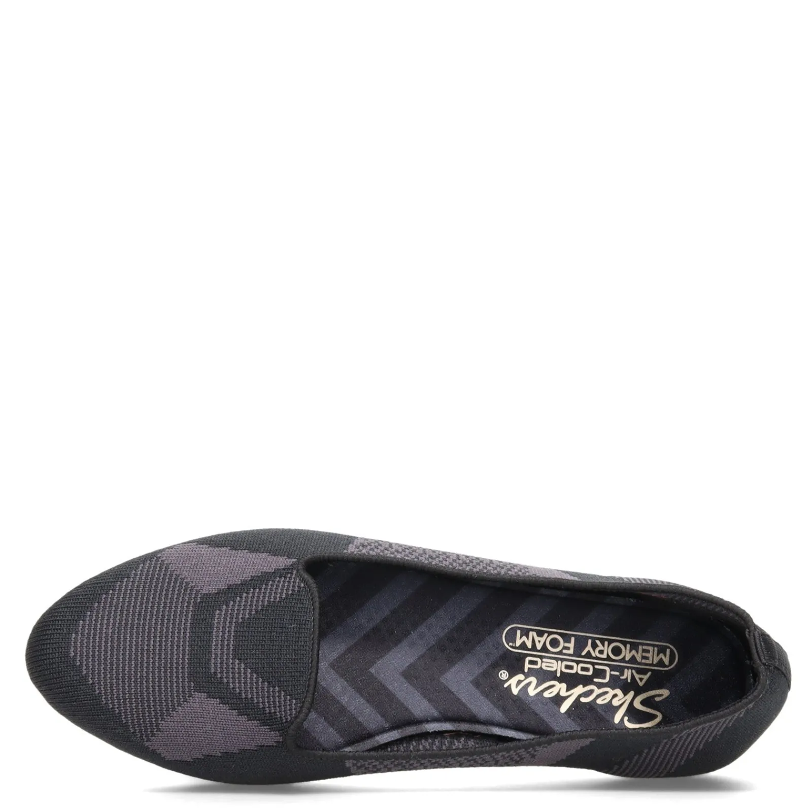Skechers Flats|Women's , Cleo 2.0 - I'm Impressed Flat Black/Charcoal