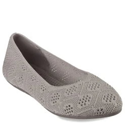 Skechers Flats|Women's , Cleo 2.0 - Knitty Witty Flat Taupe