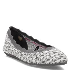 Skechers Slip-On Shoes|Women's , Cleo 2.0 - Uninhibited Flat Charcoal
