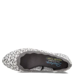 Skechers Flats|Women's , Cleo 2.0 - Uninhibited Flat Charcoal