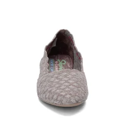 Skechers Slip-On Shoes|Women's , Cleo - Honeycomb Flat Dark Taupe