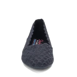 Skechers Flats|Women's , Cleo - Honeycomb Flat Black