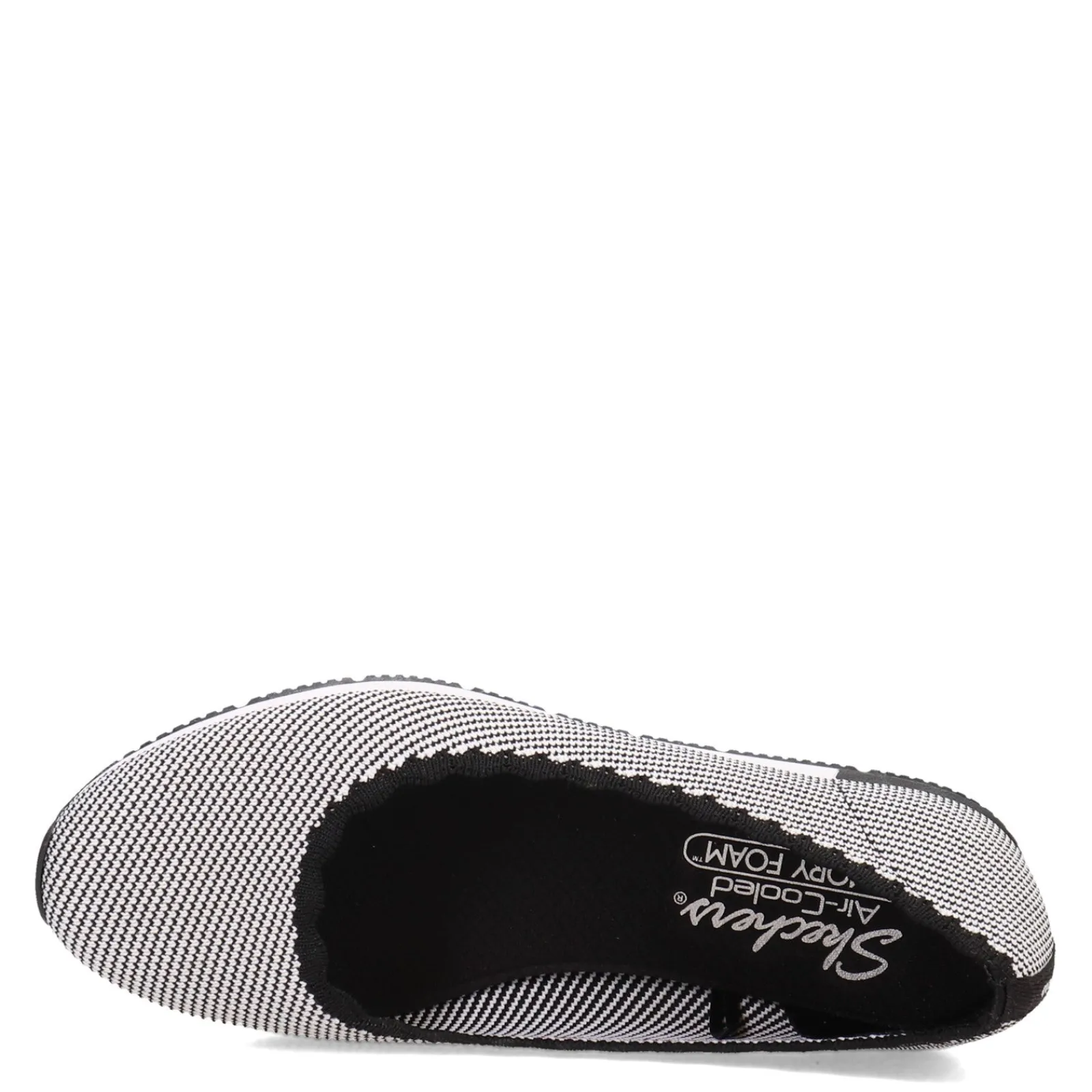Skechers Slip-On Shoes|Women's , Cleo Jogger - Quick-Wit Slip-On White/Black