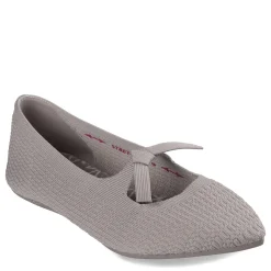 Skechers Flats|Women's , Cleo Point - Nostalgic Days Flat Taupe