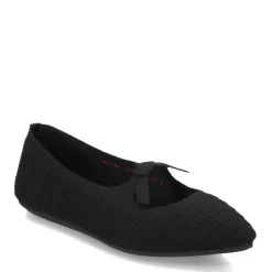 Skechers Flats|Women's , Cleo Point - Nostalgic Days Flat Black