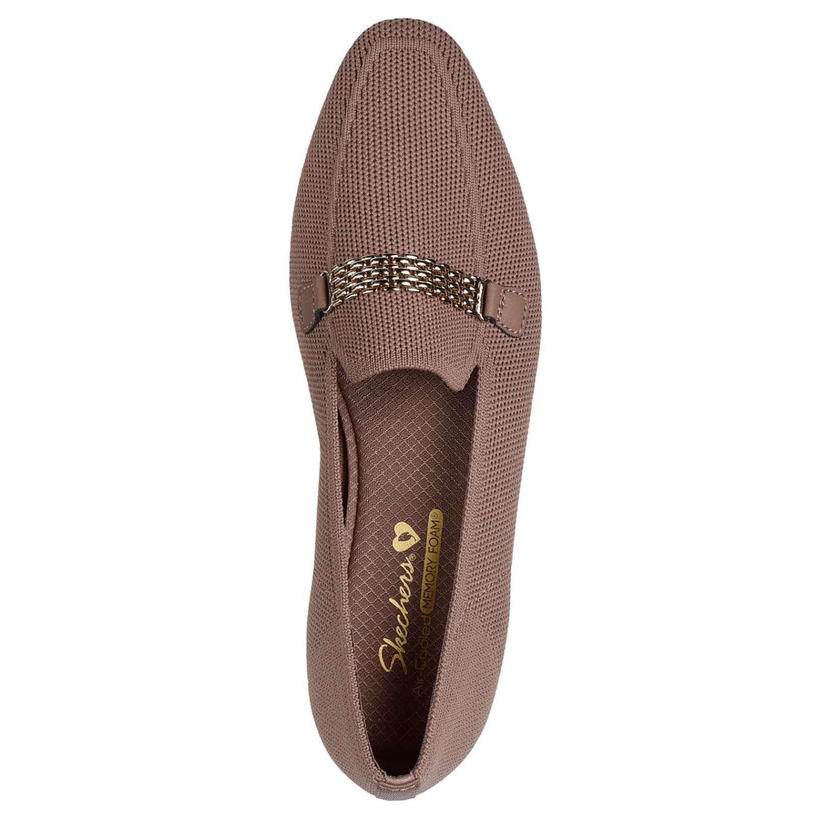 Skechers Flats|Women's , Cleo Snip - High Fashion Flat Mocha