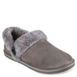 Skechers Slippers|Women's , Cozy Campfire Fresh Toast Slipper Charcoal