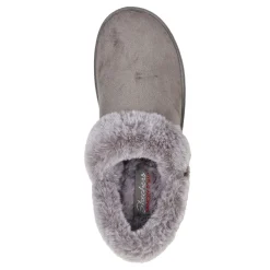 Skechers Slippers|Women's , Cozy Campfire Fresh Toast Slipper Charcoal