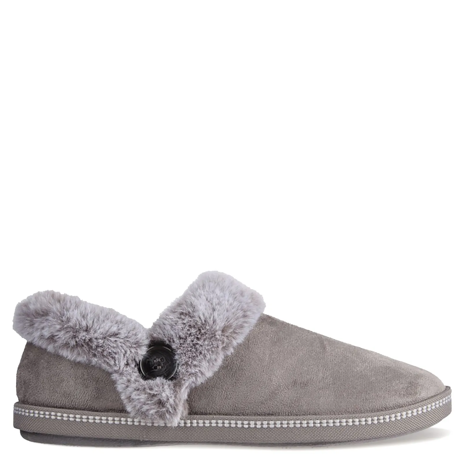 Skechers Slippers|Women's , Cozy Campfire Fresh Toast Slipper - Wide Width Charcoal