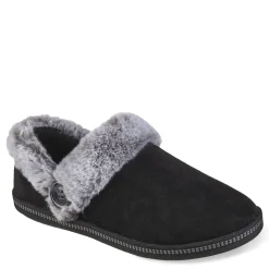 Skechers Slippers|Women's , Cozy Campfire Fresh Toast Slipper Black