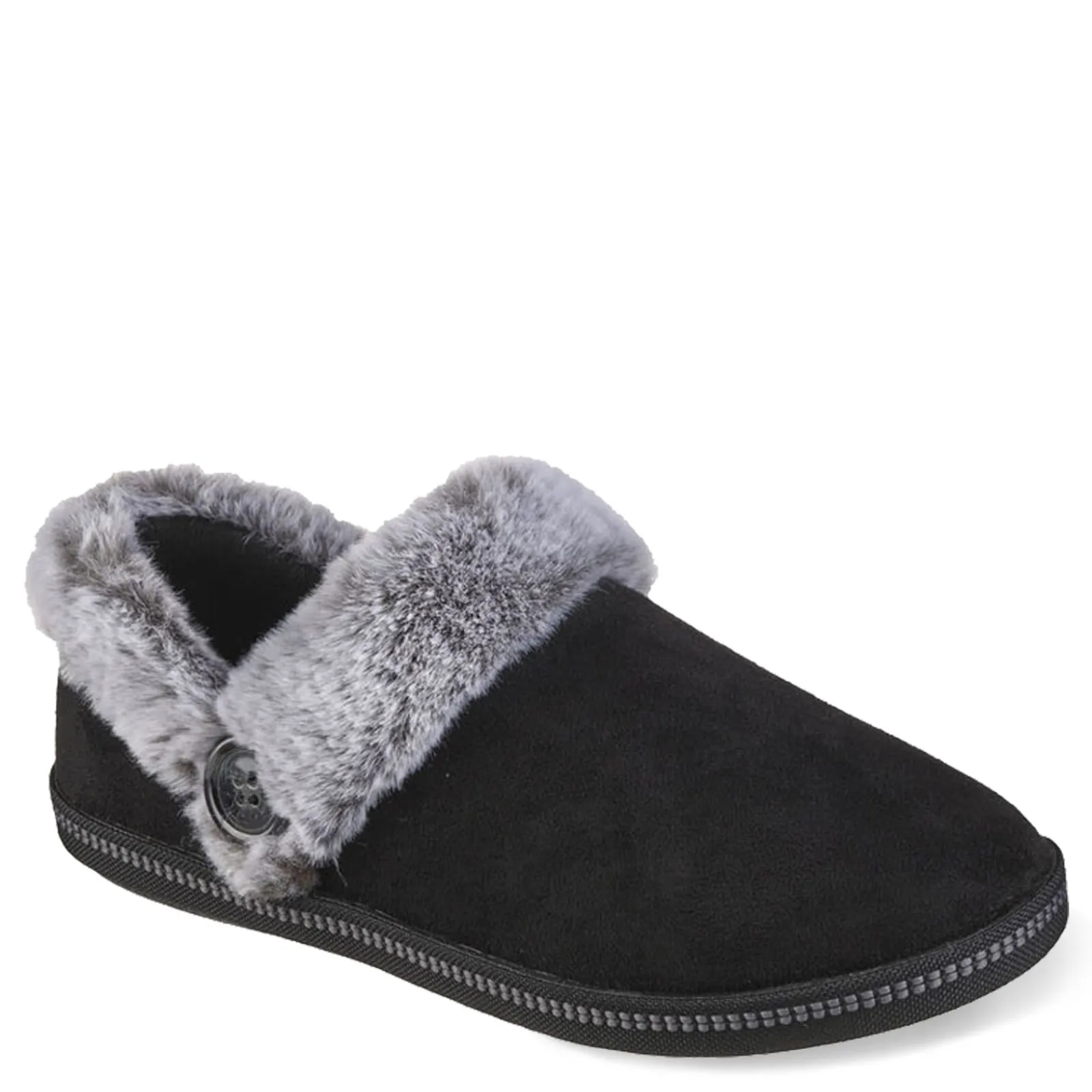 Skechers Slippers|Women's , Cozy Campfire Fresh Toast Slipper Black