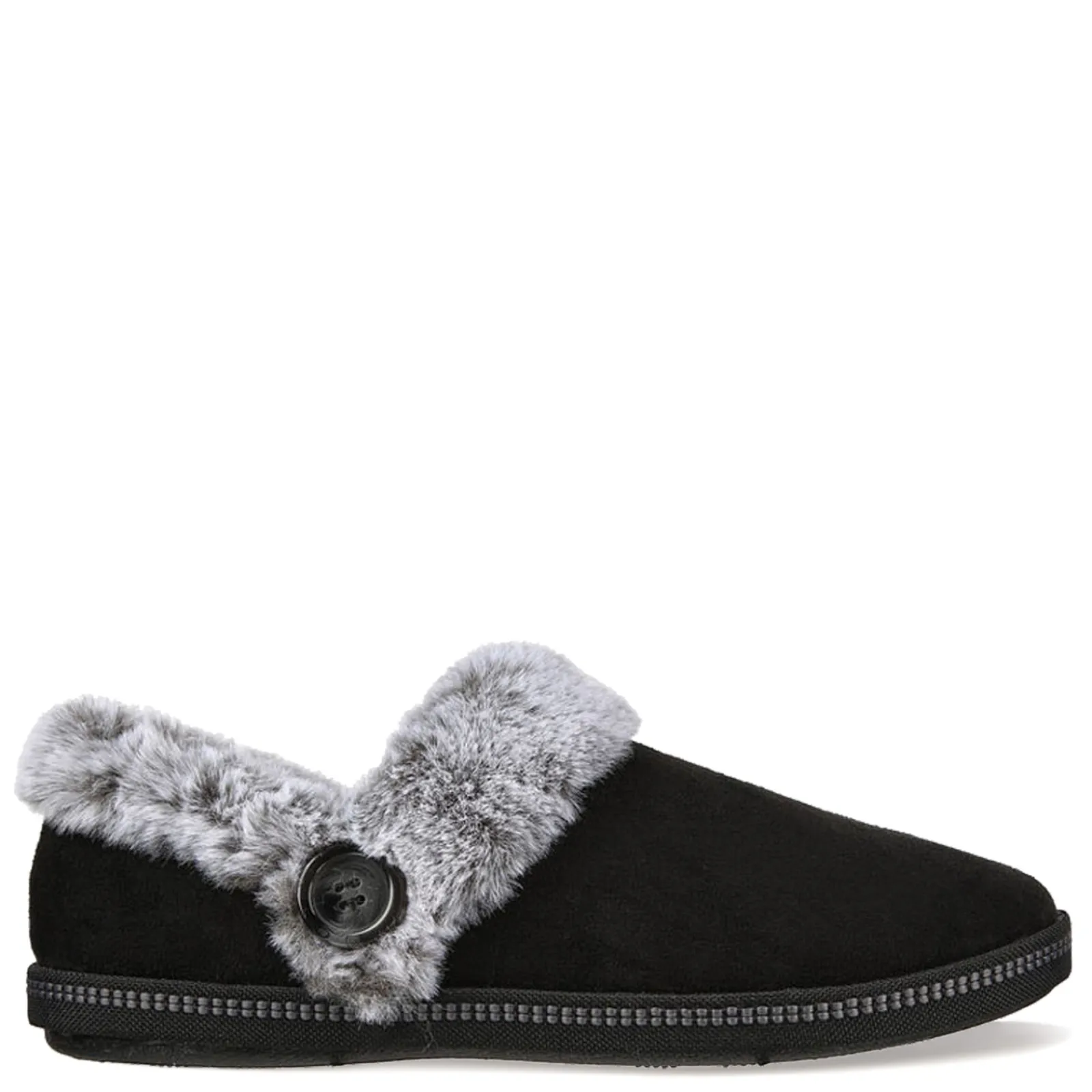 Skechers Slippers|Women's , Cozy Campfire Fresh Toast Slipper Black